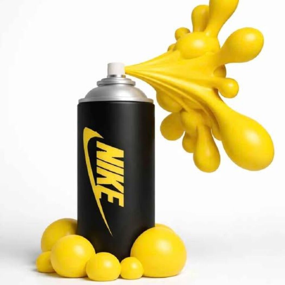 Nike Spray Can Art Piece